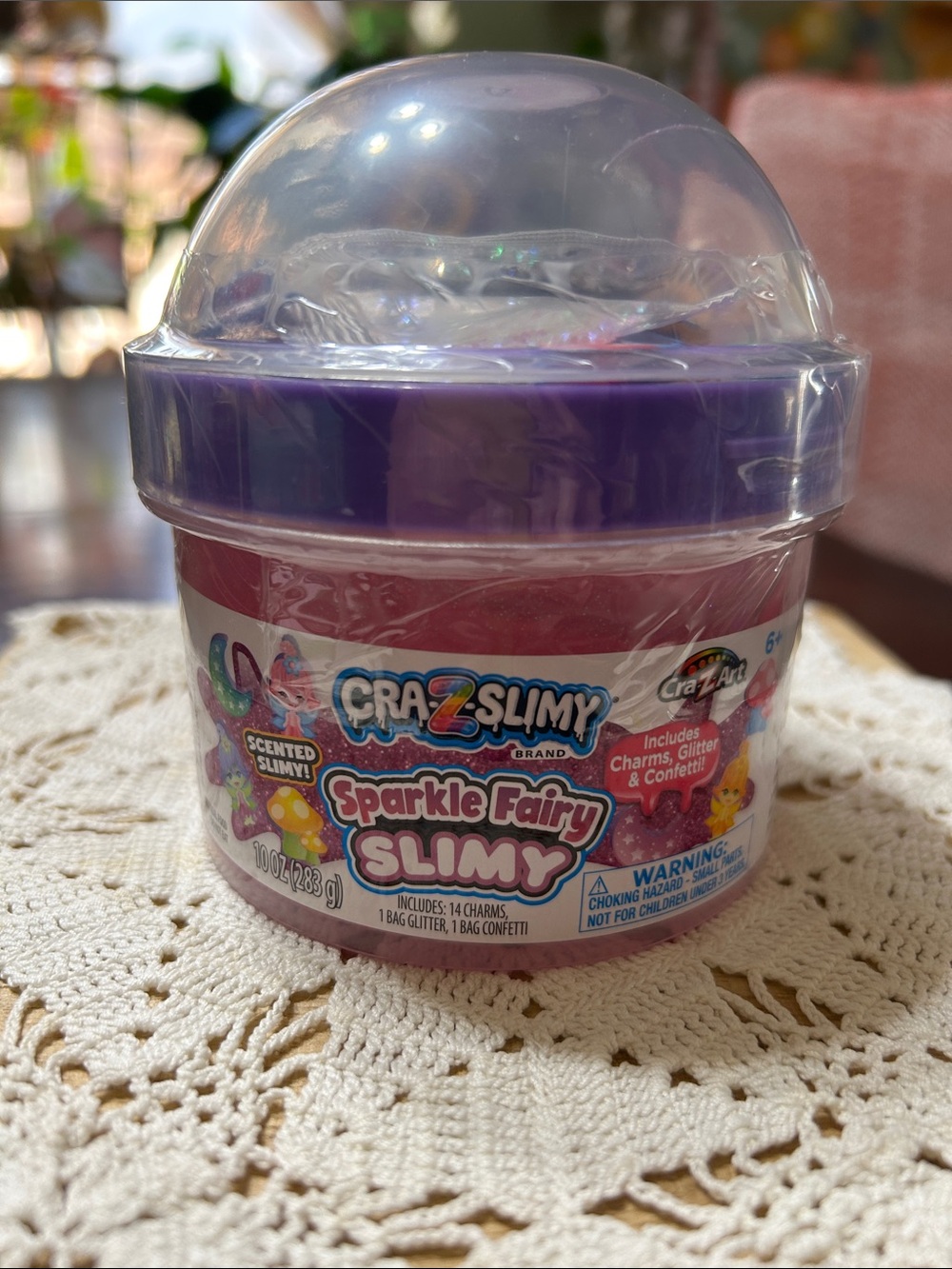 Cra-Z-Slimy Sparkle Fairy Slimy Scented Slimy w/ Charms Glitter & Confetti NEW